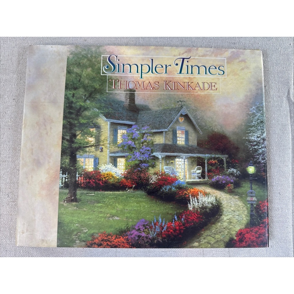 Thomas Kinkade Simpler Times 1996 Hardcover Book Coffee Table Art Illustrator